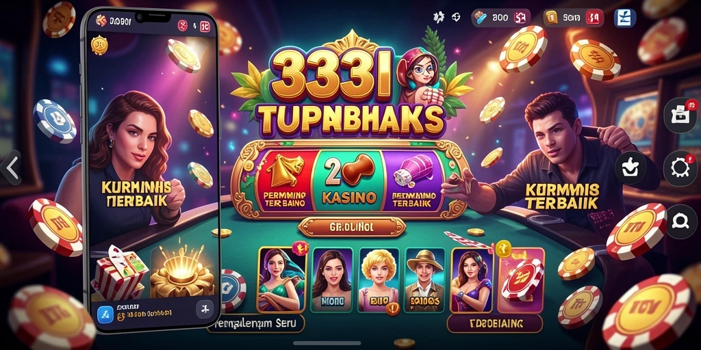 Screenshot permainan 333I menampilkan tampilan aksi kasino yang mendebarkan.