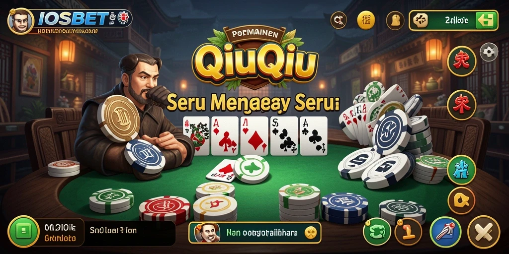 Tampilan menarik dari gameplay QiuQiu IOSBET yang mengasyikkan.