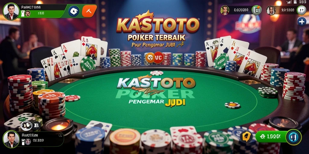 Gameplay menarik dari KASTOTO dalam pertandingan poker yang seru.
