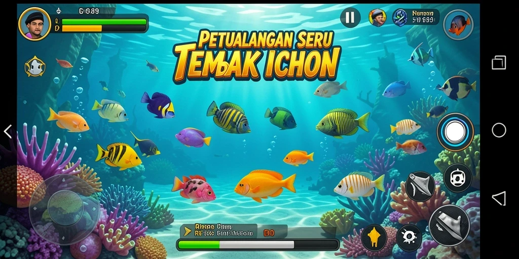 Tampilan gameplay seru dalam game Tembak Ikan RR89.